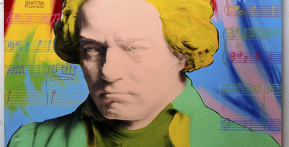 Beethoven Multi Color by Steve Kaufman